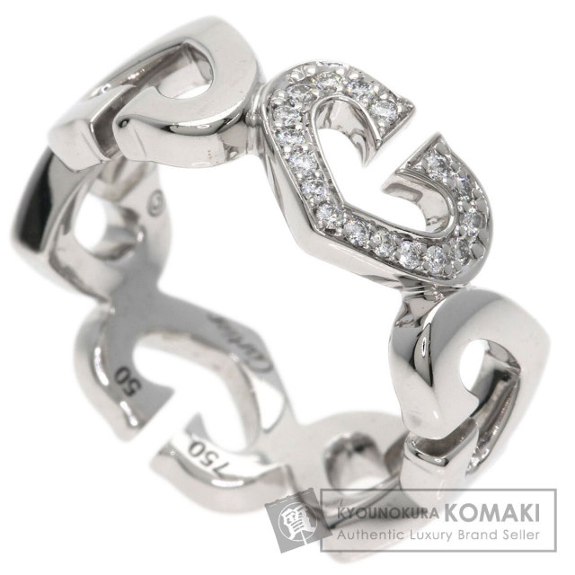 カルティエ リング・指輪 Cハート ダイヤモンド #50