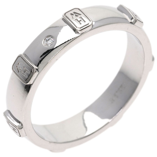 ハリーウィンストン リング・指輪 HWロゴ バンド ダイヤモンド