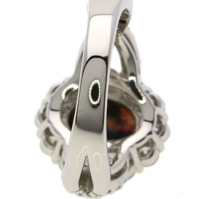 1.15ct ブラックオパール ダイヤモンド リング・指輪 プラチナPT900