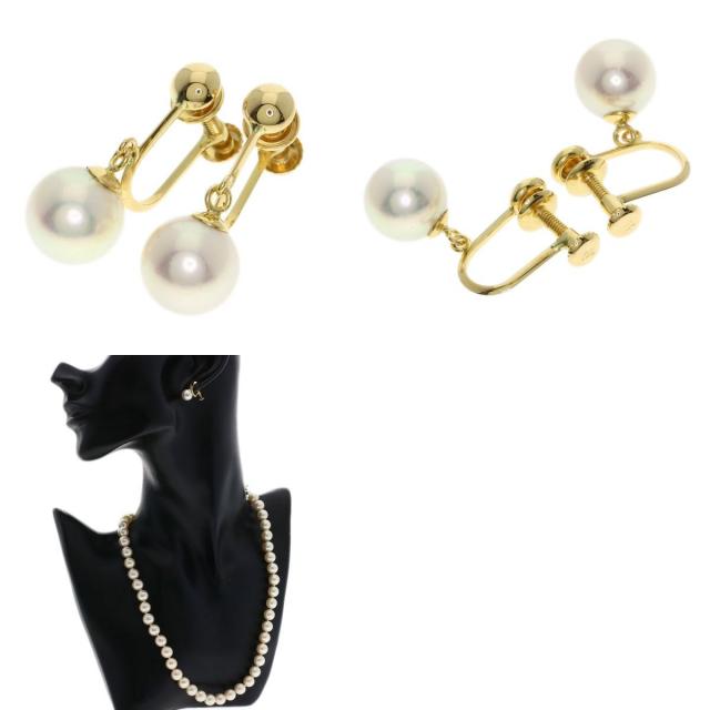 タサキ　真珠　ネックレス　イヤリングセット TASAKI タサキ パール 真珠 ネックレス・イヤリング 2点セット