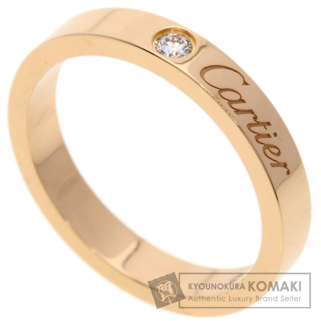 カルティエ リング・指輪 Cドゥ カルティエ 1P ダイヤモンド #50