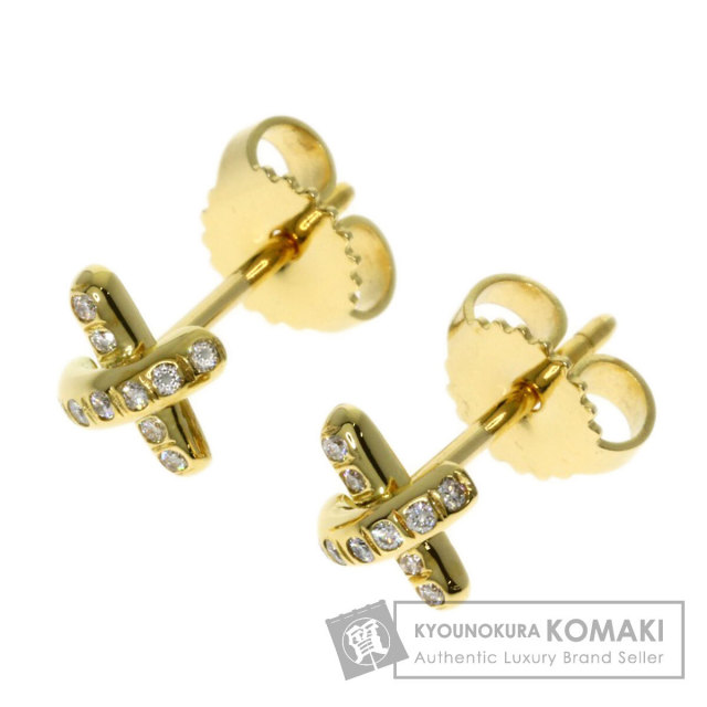 ティファニー ピアス クロスステッチ ダイヤモンド