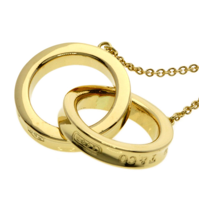 TIFFANY&Co. ティファニー インター ロッキング 1837 ネックレス K18
