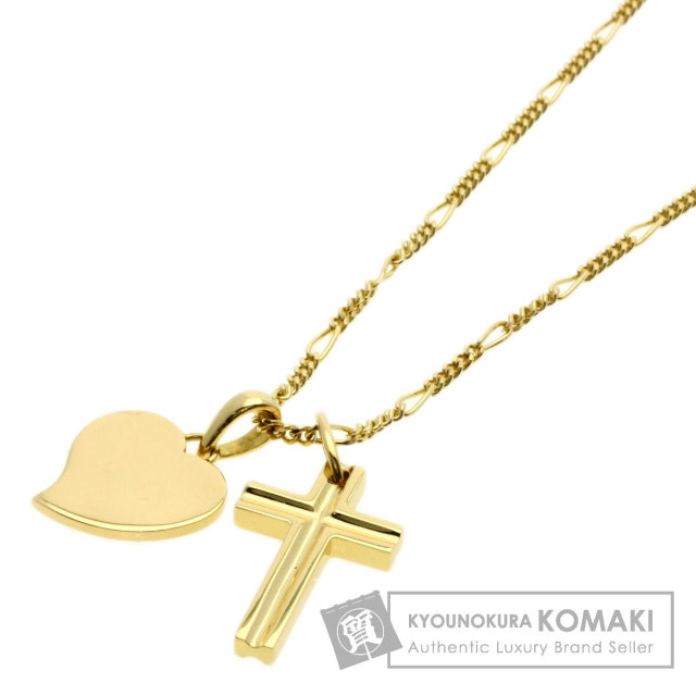 ブルガリ ネックレス クロス ハート ヴィンテージ
