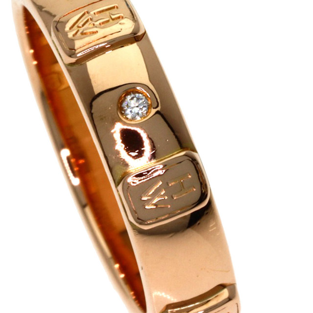 HARRY WINSTON ハリーウィンストン HWロゴ 1P ダイヤモンド リング