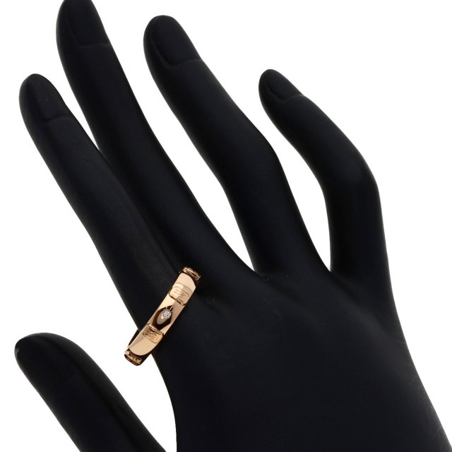 HARRY WINSTON ハリーウィンストン HWロゴ 1P ダイヤモンド リング