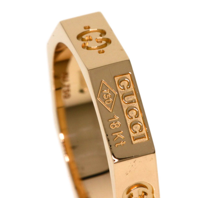 GUCCI グッチ オクタゴン #10 リング・指輪 K18ピンクゴールド