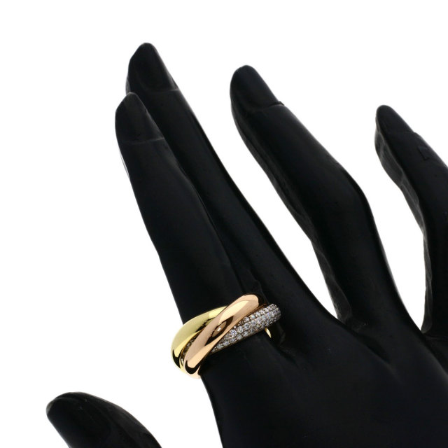 CARTIER カルティエ トリニティ ダイヤモンド #48 リング・指輪 K18