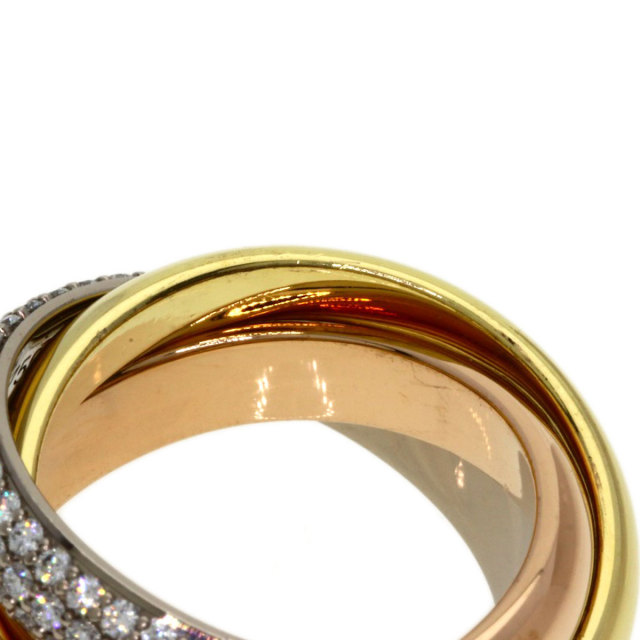 CARTIER カルティエ トリニティ ダイヤモンド #48 リング・指輪 K18