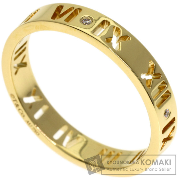 TIFFANY&Co. ティファニー アトラス 4P ダイヤモンド リング・指輪 K18