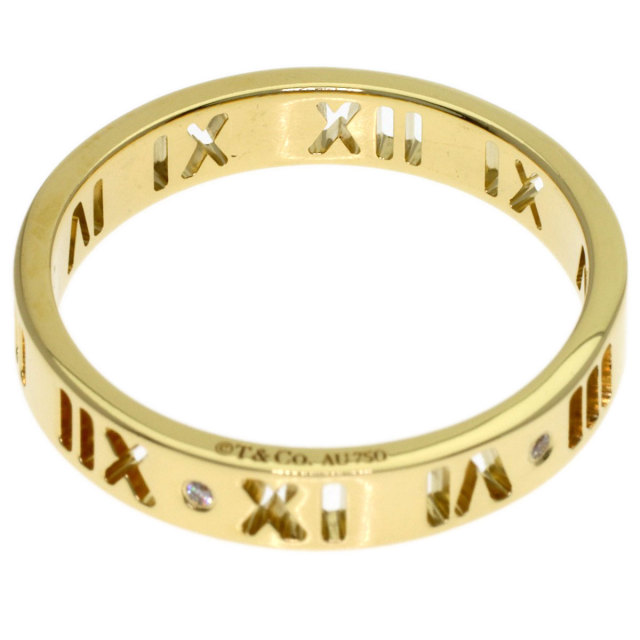 TIFFANY&Co. ティファニー アトラス 4P ダイヤモンド リング・指輪 K18