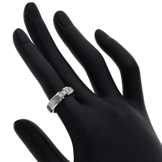 TIFFANY&Co. ティファニー アトラス 3P ダイヤモンド リング・指輪 K18