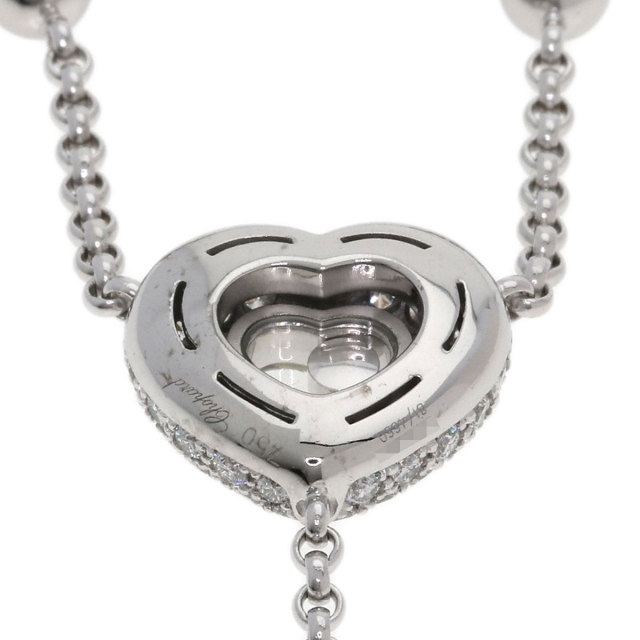 ショパールダイヤモンド ハッピーダイヤモンド ネックレス K18ホワイトゴールド Chopard ショパール ハッピーダイヤモンド ネックレス K18ホワイト