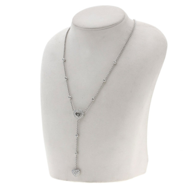 Chopard ショパール ハッピーダイヤモンド ネックレス K18ホワイト