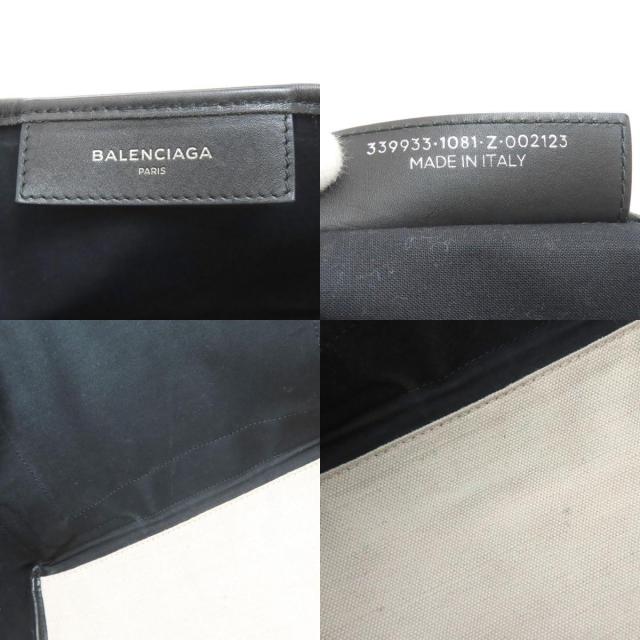 バレンシアガ ハンドバッグ ネイビーカバス