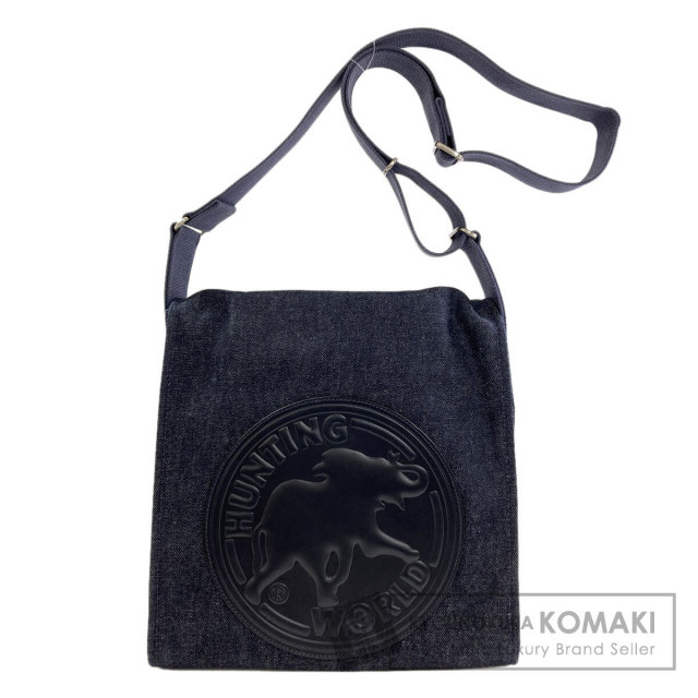 ハンティングワールド ショルダーバッグ ロゴ