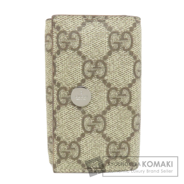 GUCCI グッチ 127048 GGキャンバス キーケース キャンバス/レザー