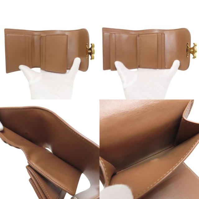 CELINE セリーヌ マカダム 三つ折り財布 二つ折り財布（小銭入れあり