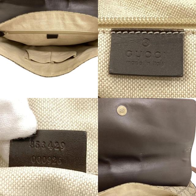 GUCCI グッチ 353429 GGスプリーム ショルダーバッグ PVC レディース [中古] GUCCI グッチ 353429 GGスプリーム ショルダーバッグ PVC レディース