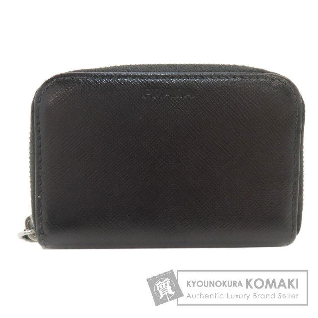 PRADA プラダ ロゴ金具 カードケース サフィアーノ レディース [中古