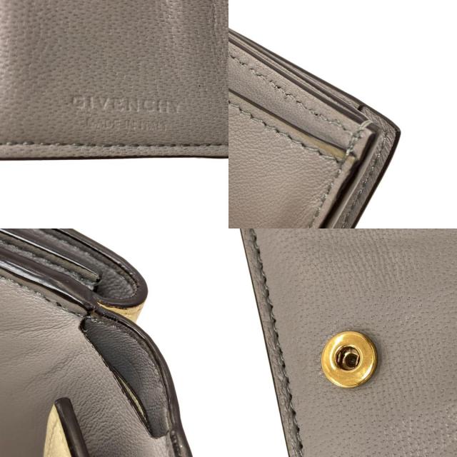 GIVENCHY ジバンシー ロゴ 二つ折り財布（小銭入れあり） レザー レディース [中古] GIVENCHY ジバンシー ロゴ 二つ折り財布（小銭入れあり） レザー