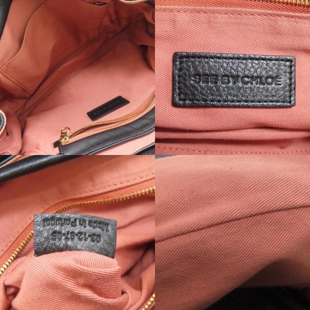 シーバイクロエ ボストンバッグ レザー 牛革 ショルダー 2WAYレディース SEE BY CHLOE シーバイクロエ ワンショルダー 2WAY ショルダーバッグ