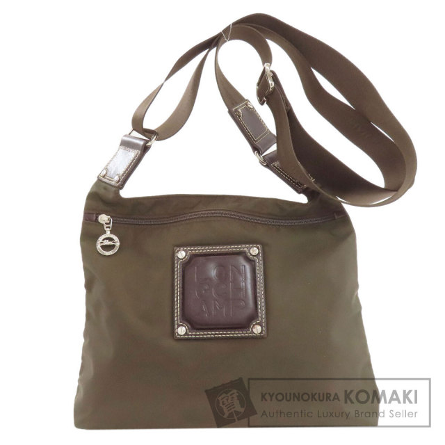 Longchamp ロンシャン ロゴ ショルダーバッグ レザー レディース [中古] LONGCHAMP - Longchamp ロンシャン ロゴ ショルダーバッグ レザー