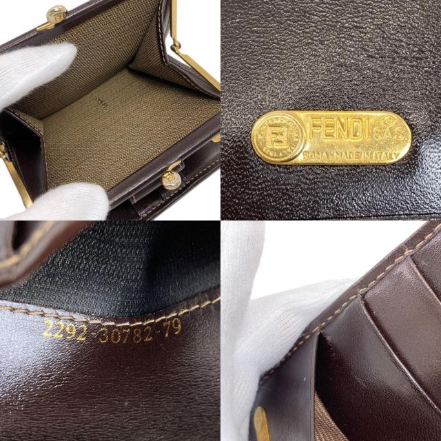 フェンディ 二つ折り財布（小銭入れあり） ズッカ柄