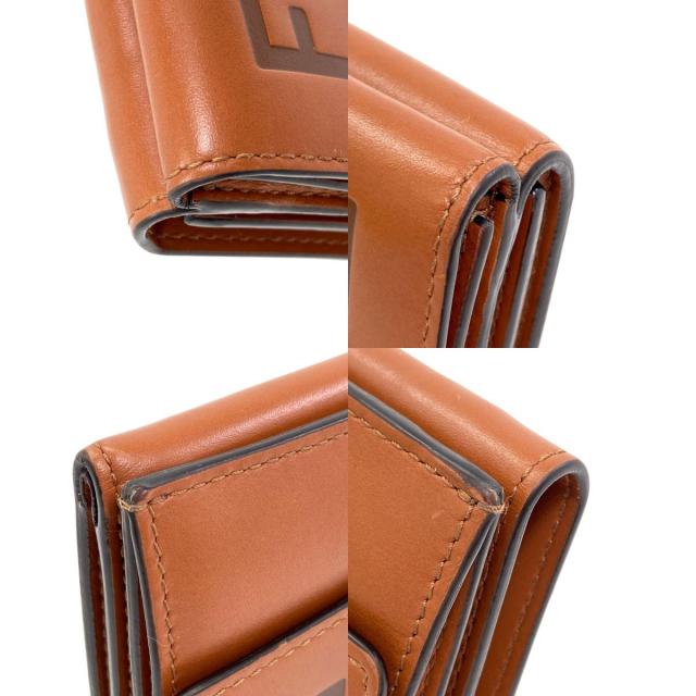 FENDI フェンディ 三つ折り財布 二つ折り財布（小銭入れあり） レザー