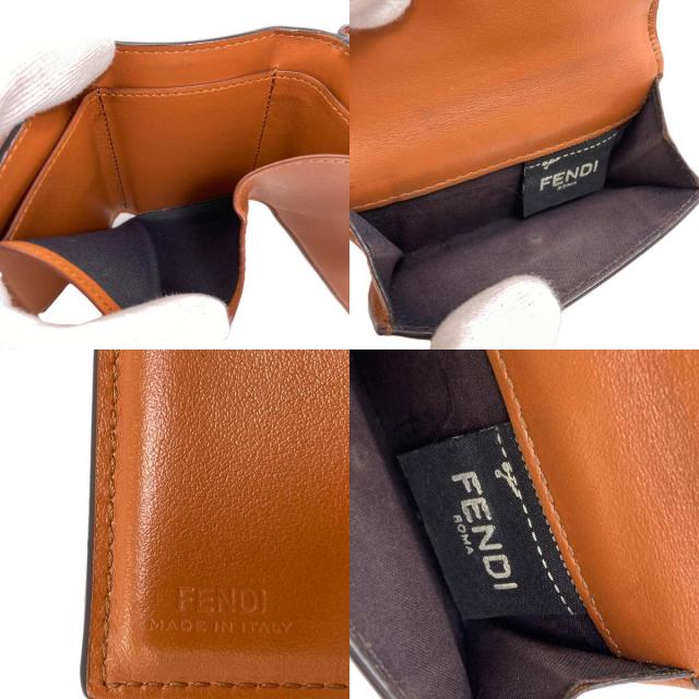 FENDI フェンディ 三つ折り財布 二つ折り財布（小銭入れあり） レザー