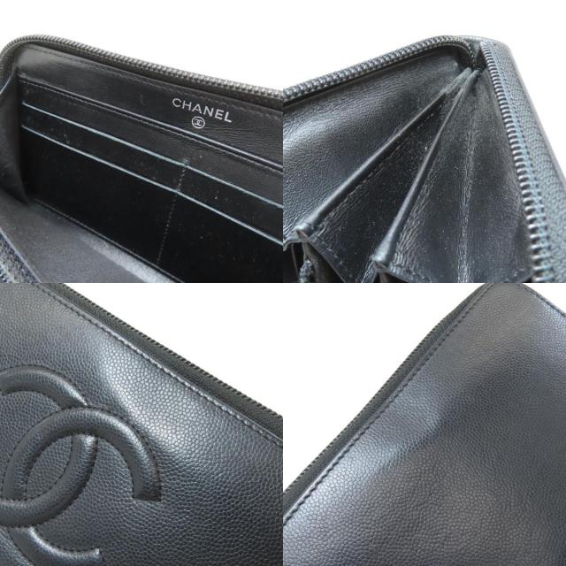 シャネル 長財布（小銭入れあり） ココマーク シルバー金具