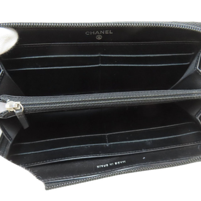 シャネル 長財布（小銭入れあり） ココマーク シルバー金具