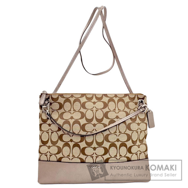 COACH コーチ CC144 シグネチャー ショルダーバッグ キャンバス レディース [中古] COACH コーチ CC144 シグネチャー ショルダーバッグ キャンバス