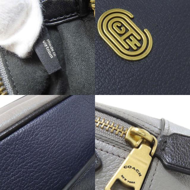 COACH コーチ 79464 ロゴ ショルダーバッグ カーフ レディース [中古