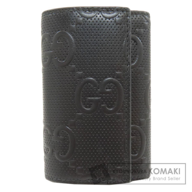 GUCCI グッチ 237509 GGシグネチャー シマ キーケース レザー