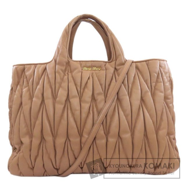 ミュウミュウ ハンドバッグ マテラッセ 2WAY