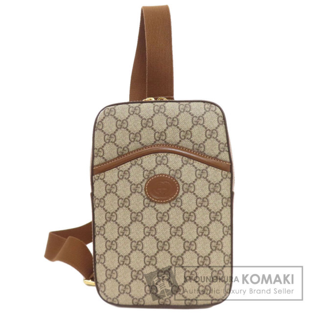 GUCCI グッチ 696016 インターロッキングG GGスプリーム ボディバッグ