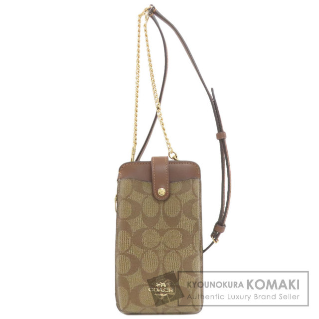 COACH コーチ C0694 シグネチャー ショルダーバッグ PVC レディース [中古] COACH コーチ C0694 シグネチャー ショルダーバッグ PVC レディース