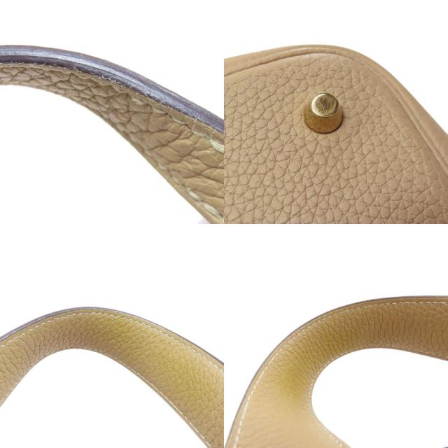 エルメス ハンドバッグ ピコタンロックMM トレンチ ゴールド金具