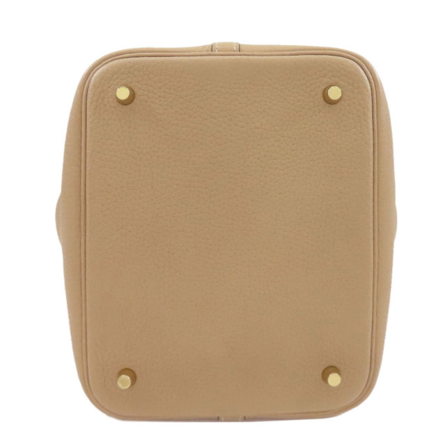 エルメス ハンドバッグ ピコタンロックMM トレンチ ゴールド金具