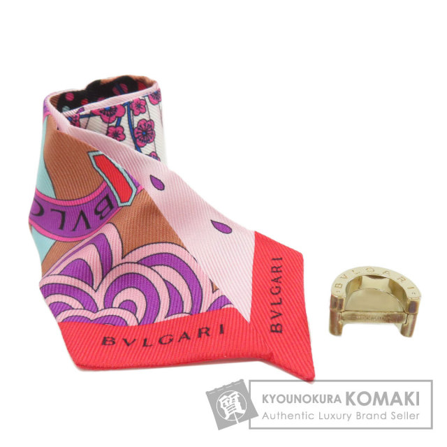 ブルガリ スカーフ スカーフ スカーフリング 2点セット
