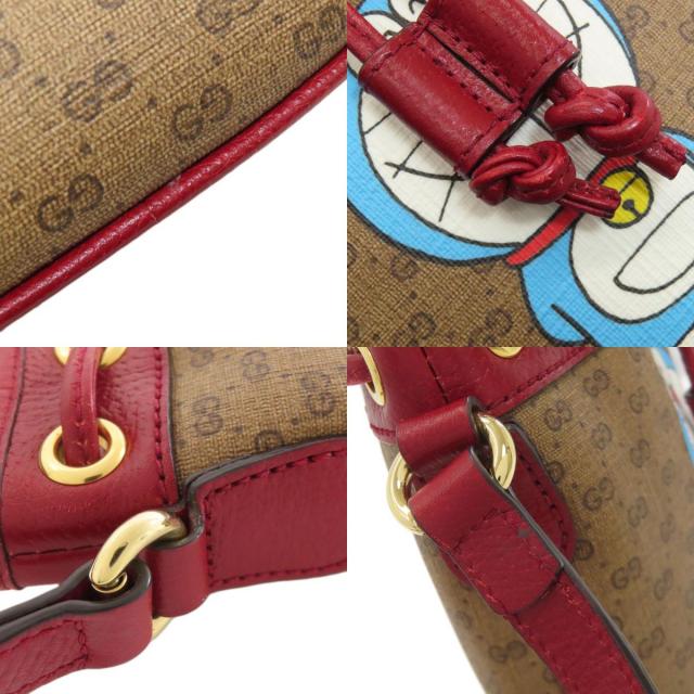 グッチ ショルダーストラップ 巾着ショルダー ドラえもんコラボ