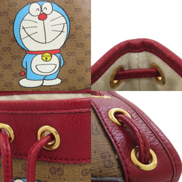 グッチ ショルダーストラップ 巾着ショルダー ドラえもんコラボ