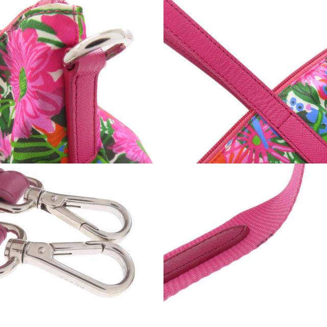 プラダ トートバッグ ロゴ金具 フラワー 2WAY