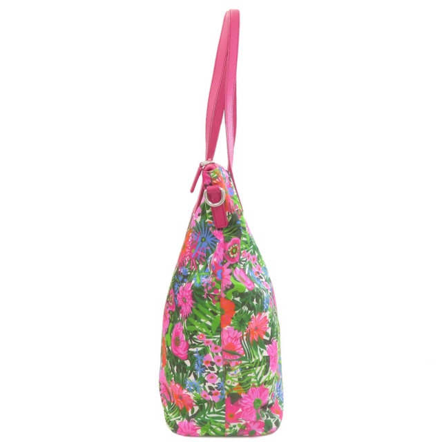 プラダ トートバッグ ロゴ金具 フラワー 2WAY