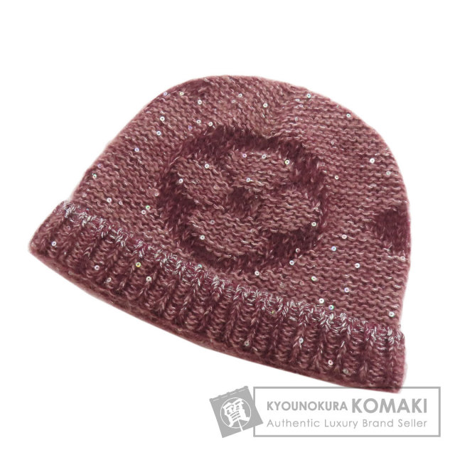 ルイヴィトン 帽子 モノグラム スパンコール ビーニー