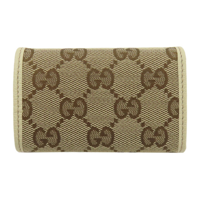 GUCCI グッチ 127048 GGキャンバス キーケース キャンバス/レザー