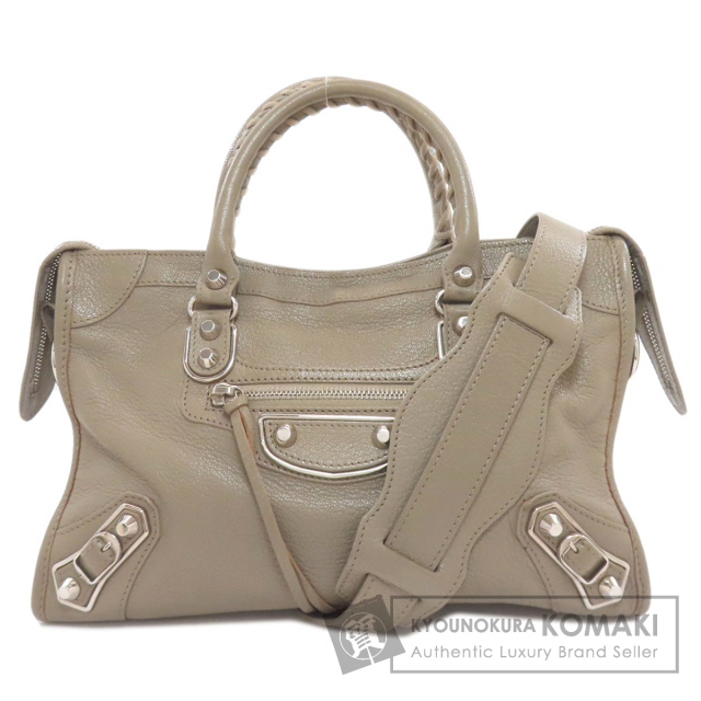 バレンシアガ ハンドバッグ クラシック メタリック エッジ シティS