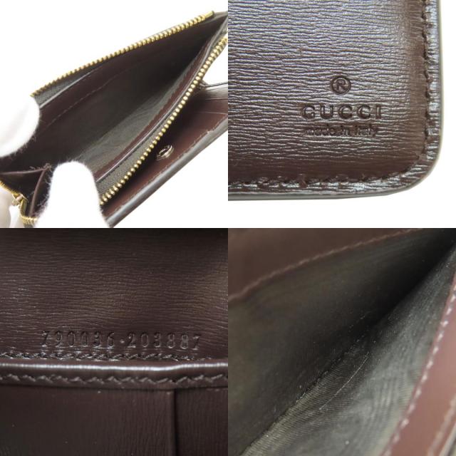 GUCCI グッチ 790036 GG柄 二つ折り財布（小銭入れあり） キャンバス レディース [中古] GUCCI グッチ 790036 GG柄 二つ折り財布（小銭入れあり） キャンバス