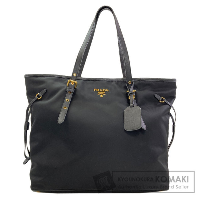 PRADA プラダ ロゴ トートバッグ ナイロン素材 レディース [中古 PRADA プラダ ロゴ トートバッグ ナイロン素材 レディース [中古